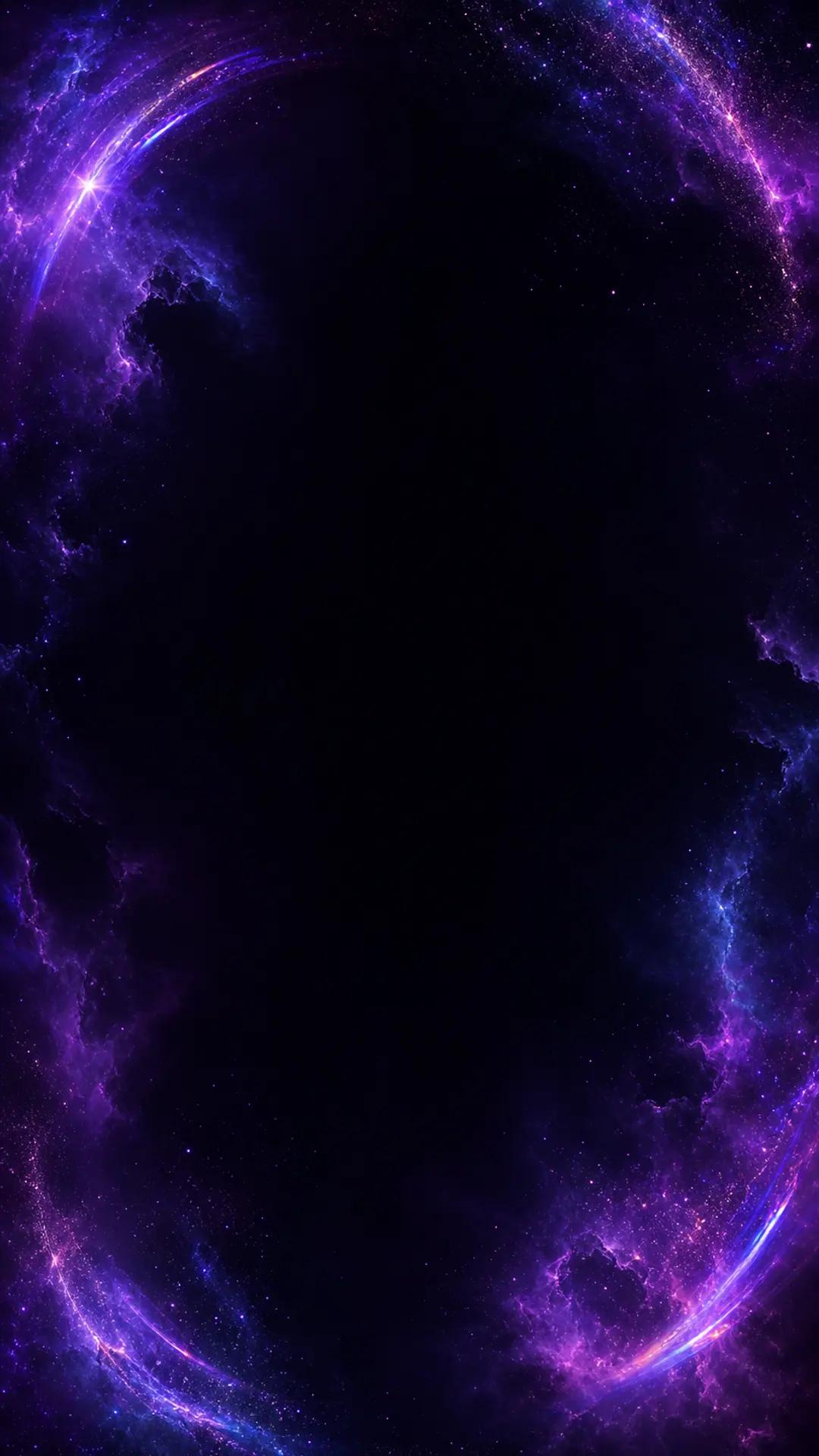 Tema Nebulosa Violeta disponível no Perfil.app